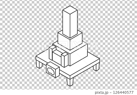 シンプルなお墓 シンプルなお墓 126440577