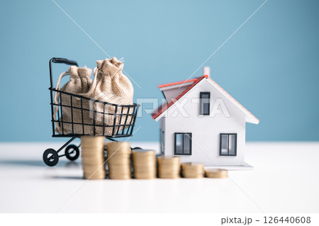 Buy a house, save money for a loan, understand home equity, and consider the value of insurance while collecting coins for additional funds. home, house, loan, equity, save, value, buy, money, coin. Buy a house, save money for a loan, understand home equity, and consider the value of insurance while collecting coins for additional funds. home, house, loan, equity, save, value, buy, money, coin. 126440608