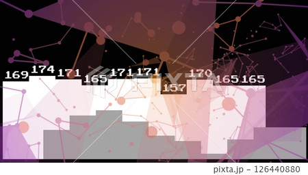 Image of connections and financial data processing Image of connections and financial data processing 126440880