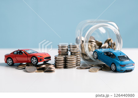 Save money and buy a vehicle, understand the concept of car finance, including business and insurance aspects, while collecting coins for the purchase. save, money, car, finance, insurance, business. Save money and buy a vehicle, understand the concept of car finance, including business and insurance aspects, while collecting coins for the purchase. save, money, car, finance, insurance, business. 126440980