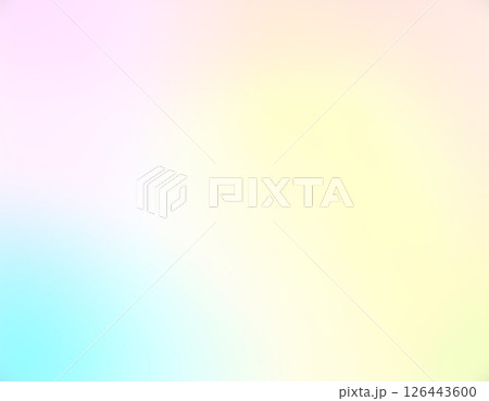 明るいカラフルな背景　グラデーション 126443600