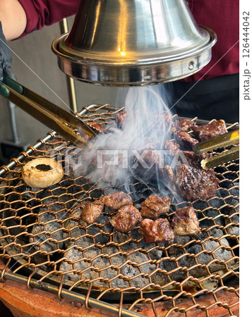 Marinated australia wagyu ribeye grill by the chef at Korean Charcoal BBQ Grill House 126444042