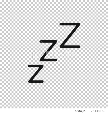 睡眠線圖標，睡眠，材質，無背景，簡單，UI 126444180