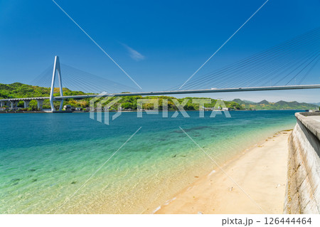 《広島県》生口橋・因島の海岸風景 126444464