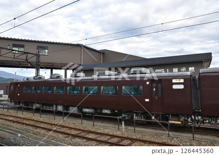 下今市駅のSL大樹の客車　栃木 126445360
