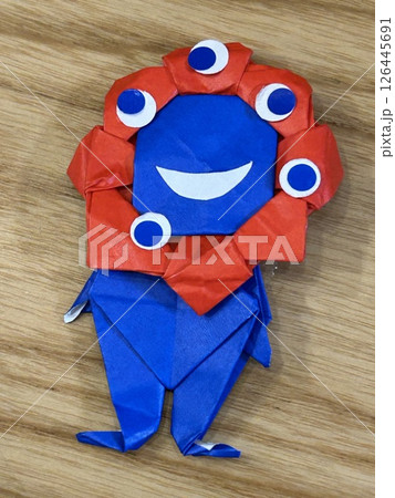 子供手作り　工作　折り紙 126445691