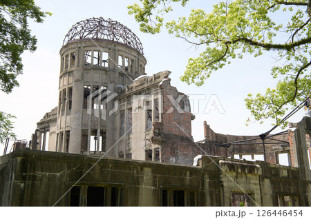 平和記念公園の原爆ドーム 平和記念公園の原爆ドーム 126446454