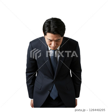 謝罪するサラリーマン 126448205