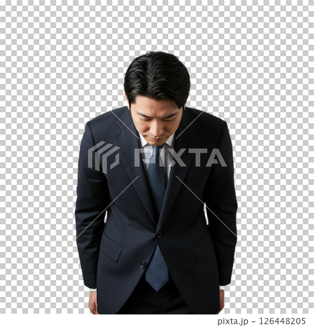謝罪するサラリーマン 126448205