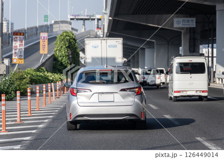 自家用車 走行イメージ 自家用車 走行イメージ 126449014