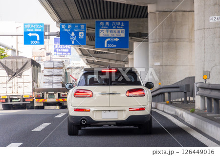 自家用車 走行イメージ 自家用車 走行イメージ 126449016