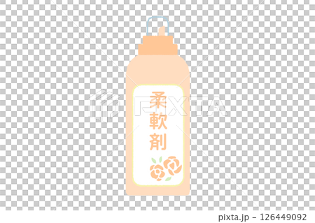 柔軟剤のボトルのベクターイラスト 柔軟剤のボトルのベクターイラスト 126449092