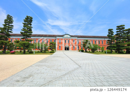 【広島県】晴天の海上自衛隊第1術科学校（旧海軍兵学校） 126449174