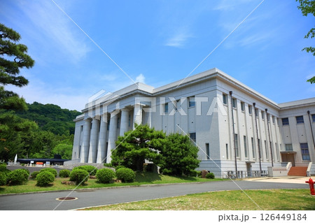 【広島県】晴天の海軍兵学校教育参考館 126449184