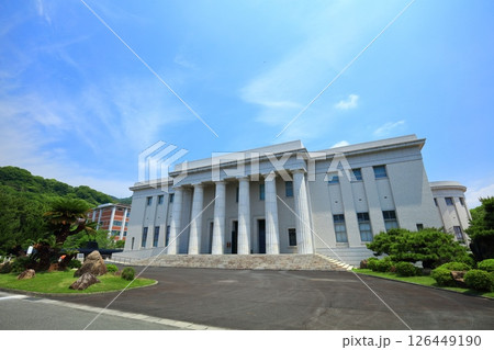 【広島県】晴天の海軍兵学校教育参考館 126449190