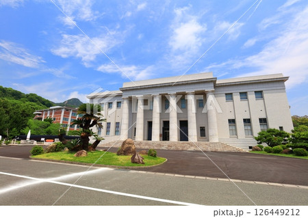 【広島県】晴天の海軍兵学校教育参考館 126449212