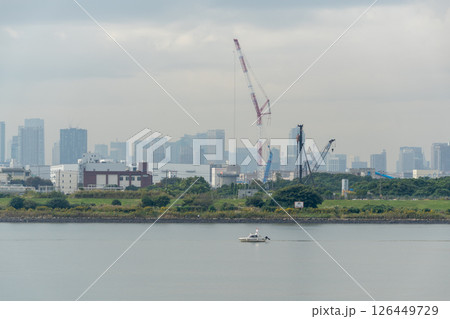 砂町水再生センター 煙突 解体工事 2024年 砂町水再生センター 煙突 解体工事 2024年 126449729