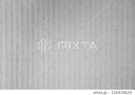 Dark grey carton box kraft paper background texture with vertical lines 126450629