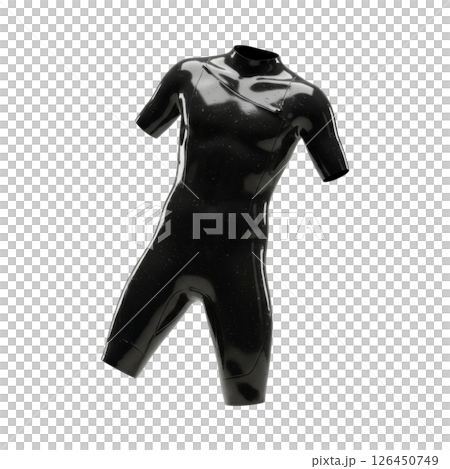 Sleek Black Wetsuit for Water Sports 126450749