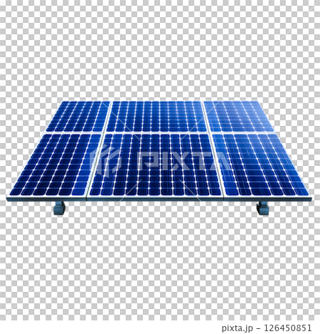 High-Efficiency Solar Panel Array for Renewable Energy Generation and Sustainability 126450851