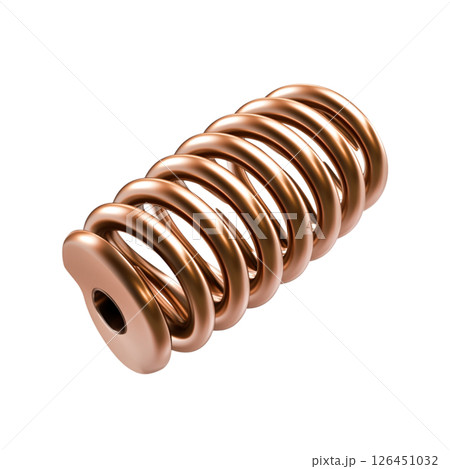 Copper Spiral Coil Spring with Smooth Surface Ideal for Mechanical and Industrial Uses 126451032