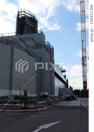 船の科学館　解体工事　お台場 126451166