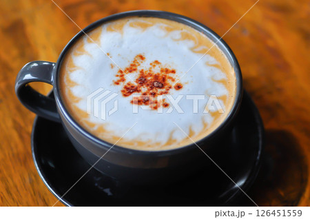 milk tea, Thai tea or Thai milk tee or hot Thai tea or hot milk tea or hot drink 126451559