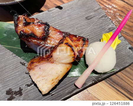 キンキの酒粕焼き 上品な旨みの高級魚焼き物 126451886