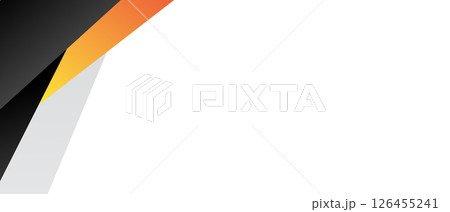 Abstract Geometric orange black background vector illustration .abstract background with overlapping Abstract Geometric orange black background vector illustration .abstract background with overlapping 126455241