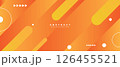 geometric gradient orange background vector illustration. abstract template design with orange lines background 126455521