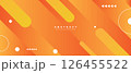 geometric gradient orange background vector illustration. abstract template design with orange lines background 126455522