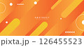 geometric gradient orange background vector illustration. abstract template design with orange lines background 126455523