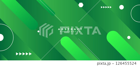 geometric gradient green background vector illustration. abstract template design with green lines background geometric gradient green background vector illustration. abstract template design with green lines background 126455524