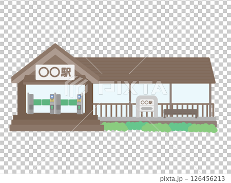 駅 建物 イラスト 駅 建物 イラスト 126456213