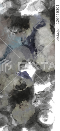 抽象的　水墨画　背景　壁紙 126456301