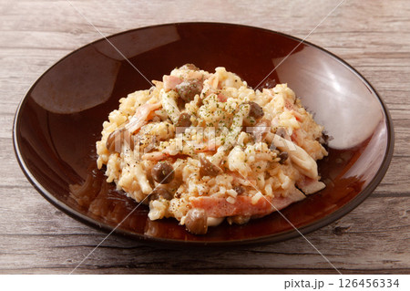 玄米のキノコリゾット 126456334