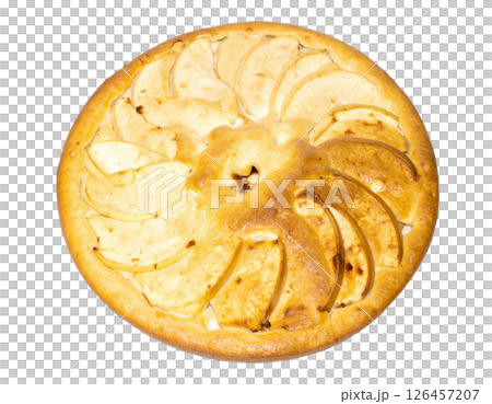 手作りのアップルパイ 126457207