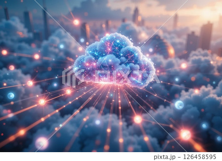 Futuristic Cloud Transfer with Network Connections. 126458595