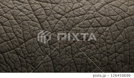 Wrinkled elephant skin texture close up with intricate natural patterns and creases 126458690