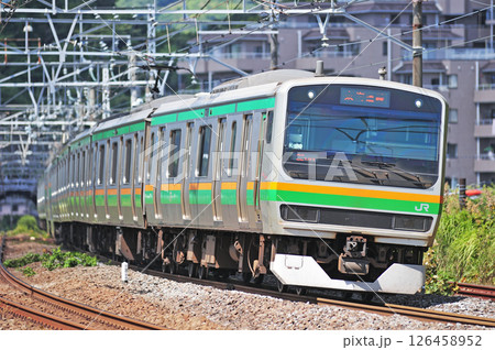 東海道本線　真鶴　JR東日本　E231系1000番台　K-30編成（国府津） 126458952