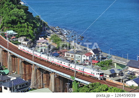東海道本線 早川-根府川 JR東日本 クモヤE491系+マヤ50-5001 Easti-E 東海道本線 早川-根府川 JR東日本 クモヤE491系+マヤ50-5001 Easti-E 126459039