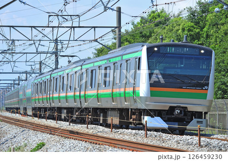 高崎線　本庄－岡部　JR東日本　E233系3000番台　L06編成（高崎） 126459230