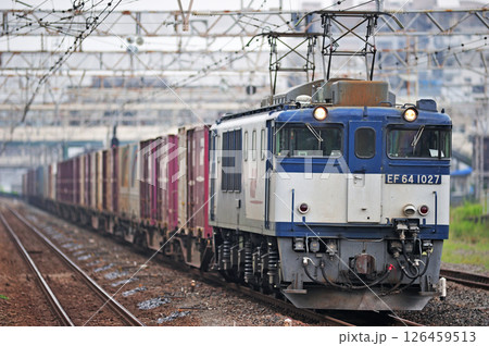 東海道本線　平塚　JR貨物　EF64-1027（愛知） 126459513