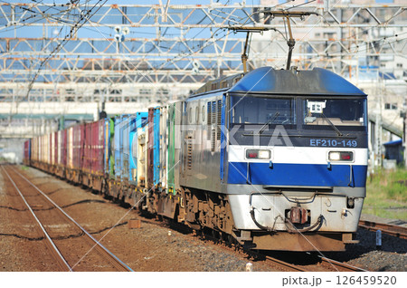 東海道本線 平塚 JR貨物 EF210-149(吹田) 東海道本線 平塚 JR貨物 EF210-149(吹田) 126459520