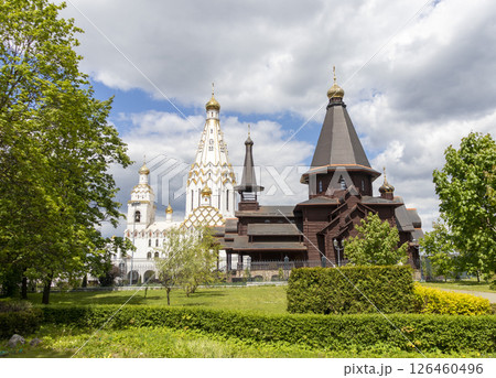05.05.2025 - Minsk, Belarus. Shot of the holy trinity church 05.05.2025 - Minsk, Belarus. Shot of the holy trinity church 126460496