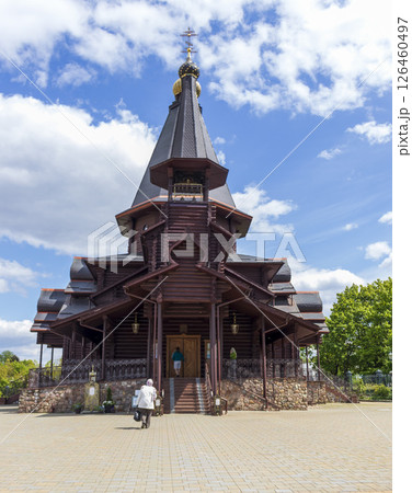 05.05.2025 - Minsk, Belarus. Shot of the holy trinity church 126460497