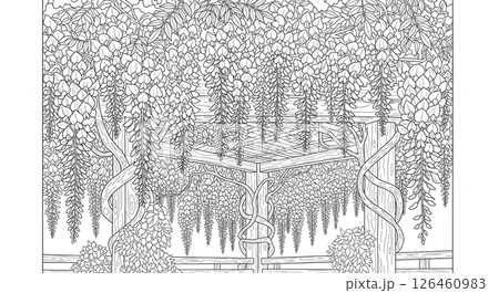 大人のぬりえ⑥ 126460983