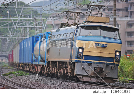 東海道本線　真鶴　JR貨物　EF66-30（吹田） 126461985