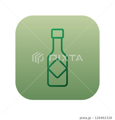 Hot sauce bottle icon. Vector Hot sauce bottle icon. Vector 126462326