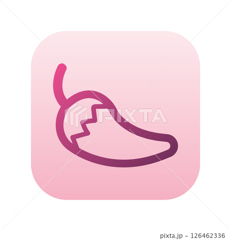 Spicy chili icon. Vector 126462336